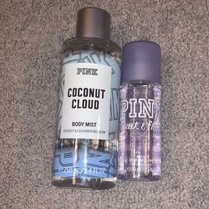 NWOT lot of vs pink body sprays